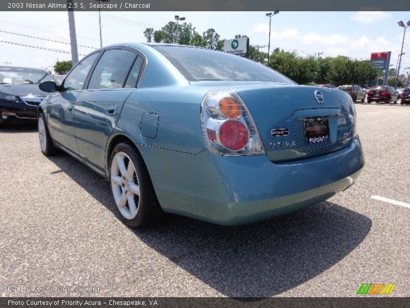 Seascape / Charcoal 2003 Nissan Altima 2.5 S