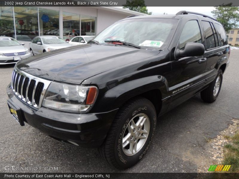 Black / Dark Slate Gray 2002 Jeep Grand Cherokee Laredo 4x4