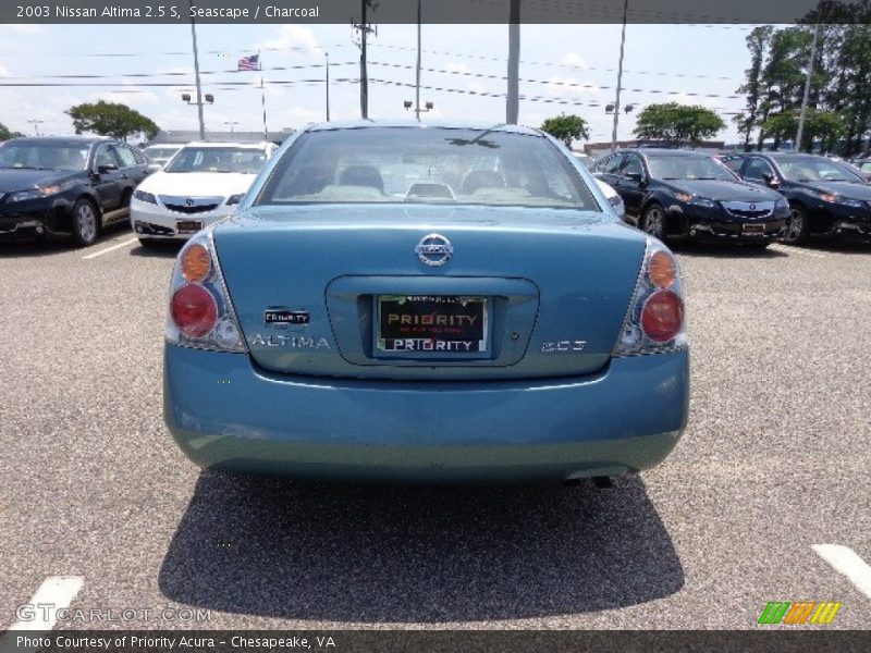 Seascape / Charcoal 2003 Nissan Altima 2.5 S