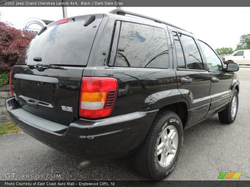 Black / Dark Slate Gray 2002 Jeep Grand Cherokee Laredo 4x4