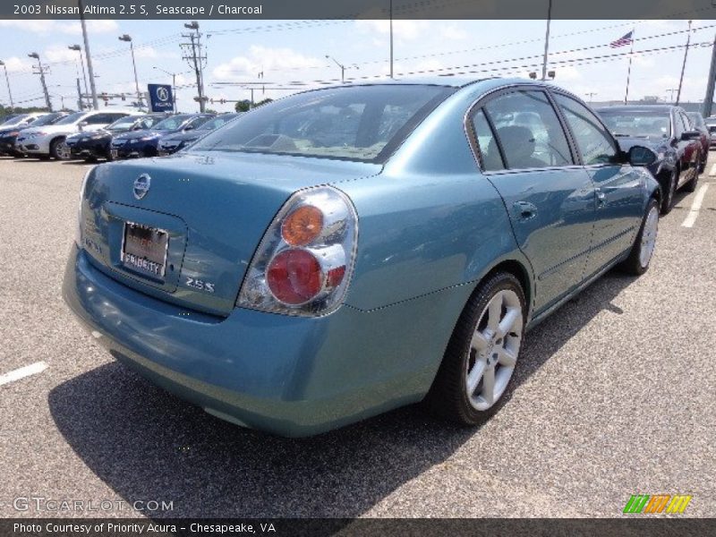 Seascape / Charcoal 2003 Nissan Altima 2.5 S