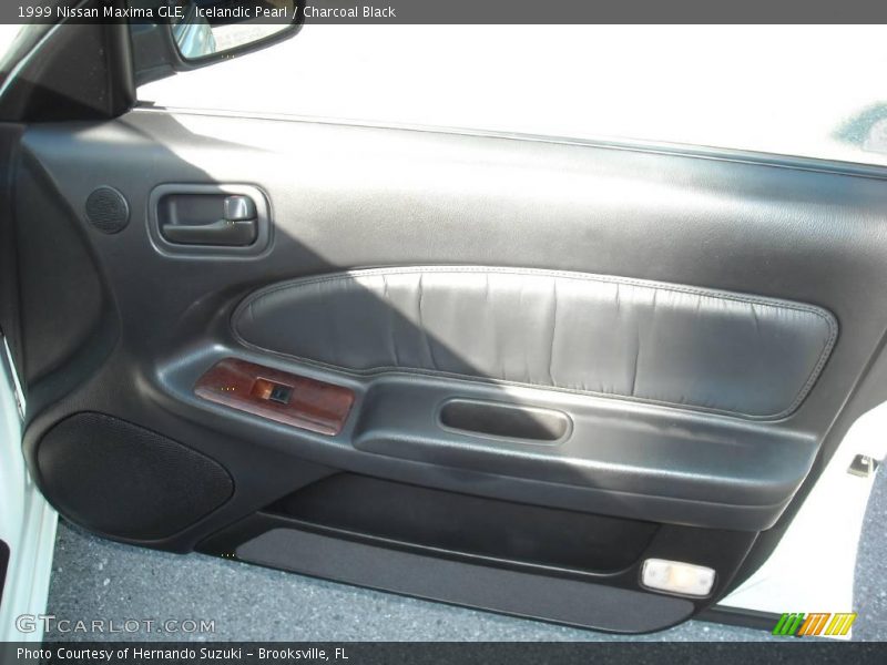 Icelandic Pearl / Charcoal Black 1999 Nissan Maxima GLE