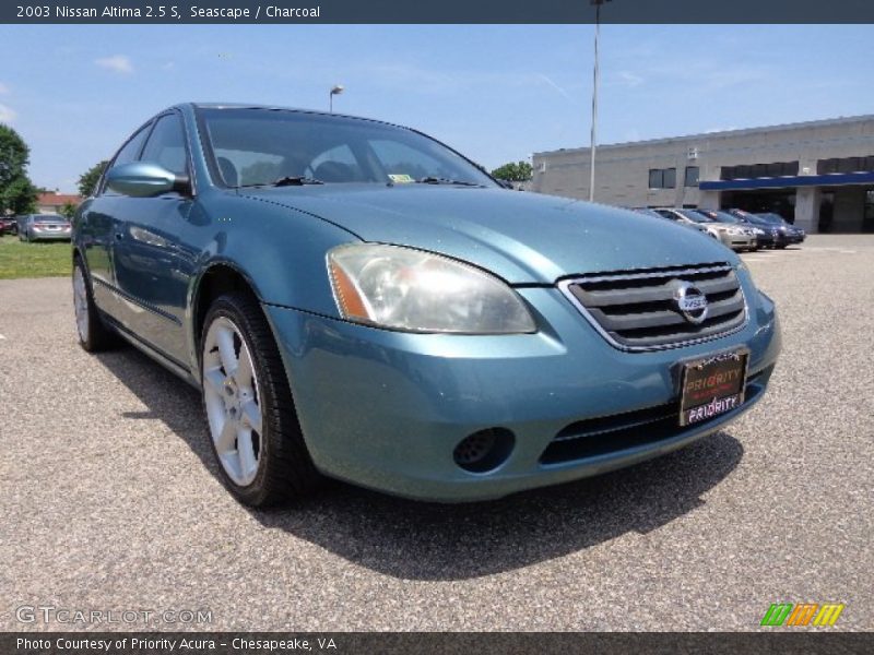 Seascape / Charcoal 2003 Nissan Altima 2.5 S