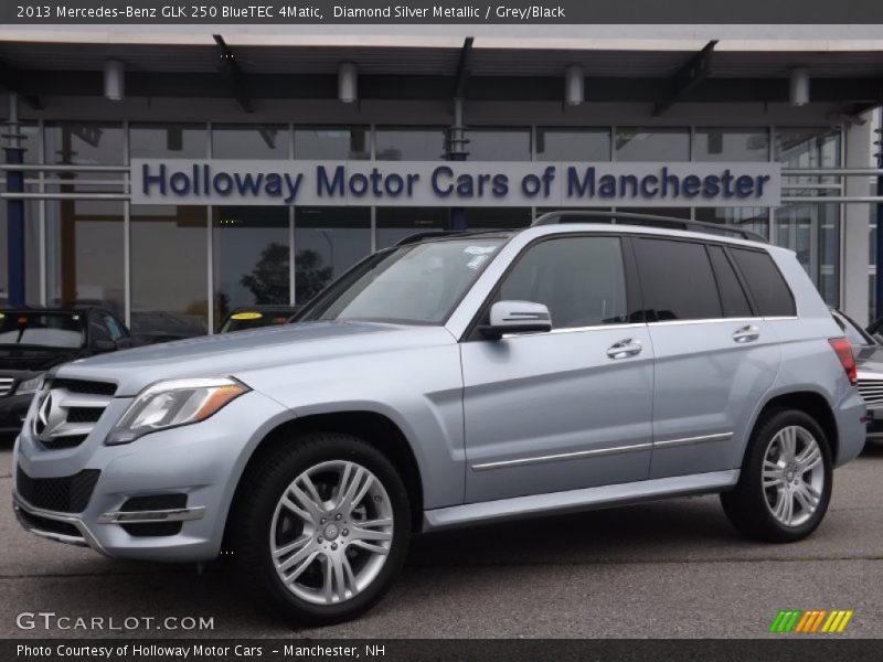 Diamond Silver Metallic / Grey/Black 2013 Mercedes-Benz GLK 250 BlueTEC 4Matic