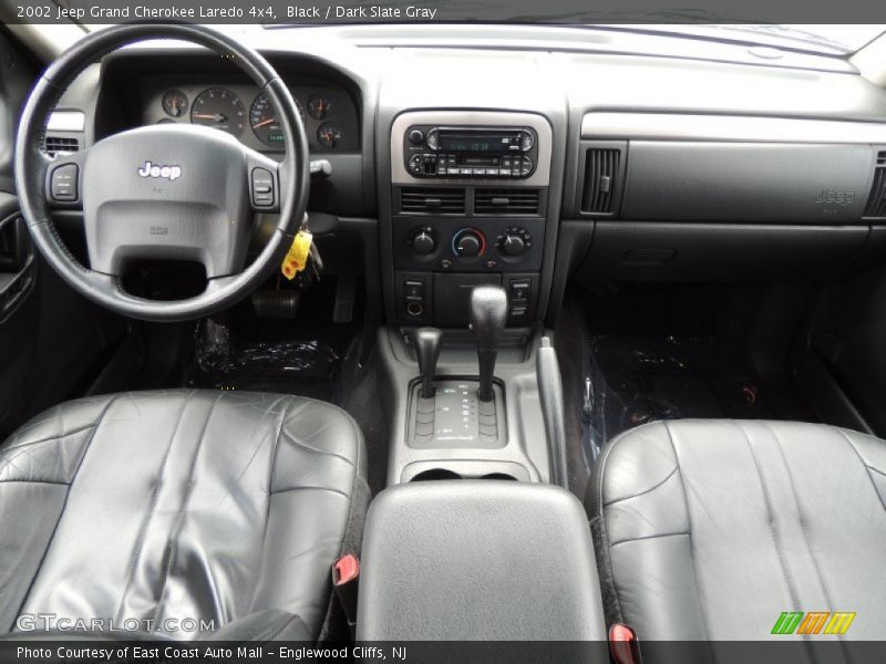 Black / Dark Slate Gray 2002 Jeep Grand Cherokee Laredo 4x4