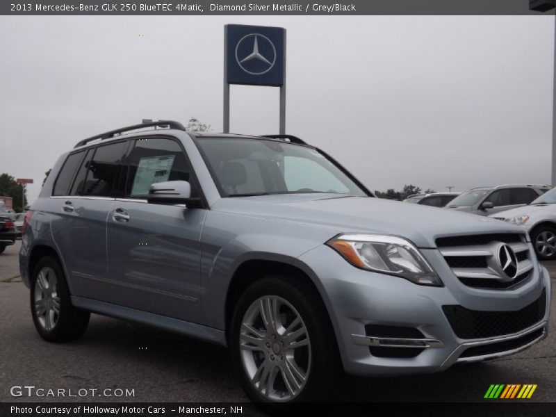 Diamond Silver Metallic / Grey/Black 2013 Mercedes-Benz GLK 250 BlueTEC 4Matic