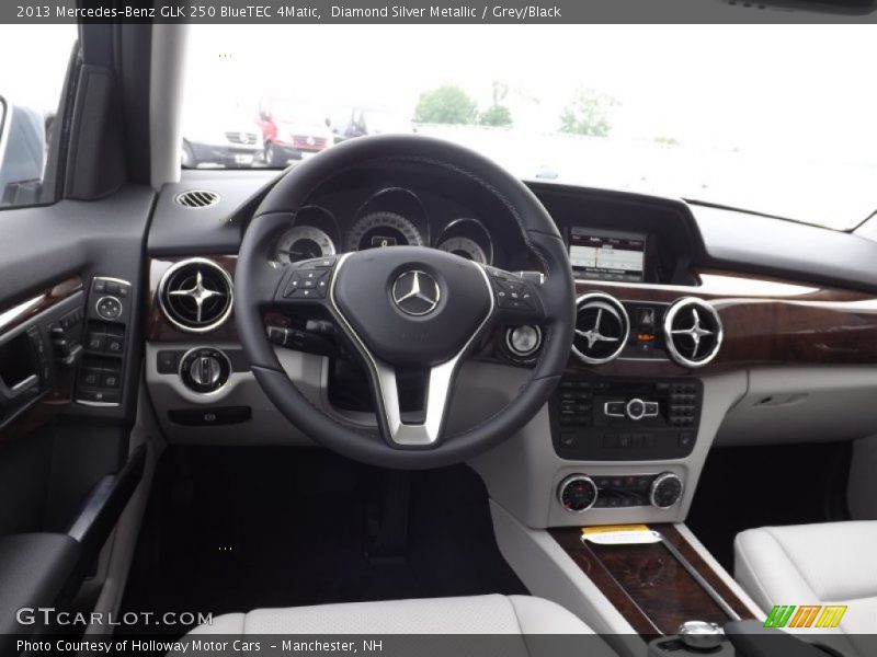 Diamond Silver Metallic / Grey/Black 2013 Mercedes-Benz GLK 250 BlueTEC 4Matic