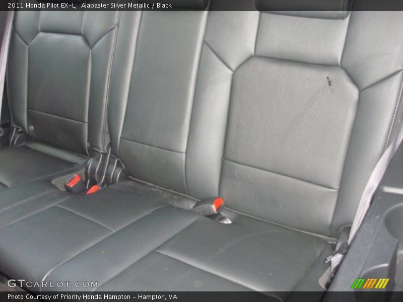 Alabaster Silver Metallic / Black 2011 Honda Pilot EX-L