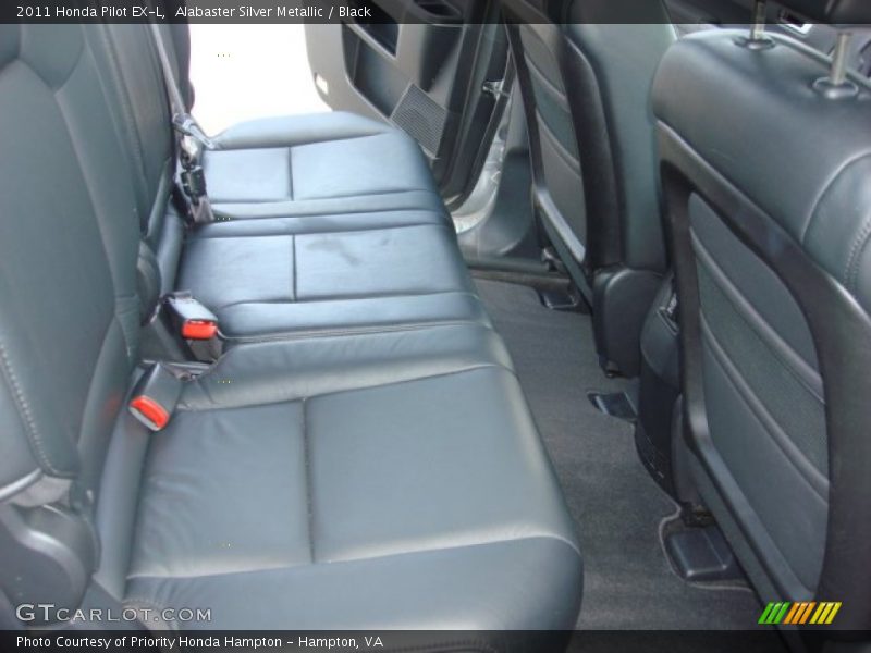 Alabaster Silver Metallic / Black 2011 Honda Pilot EX-L