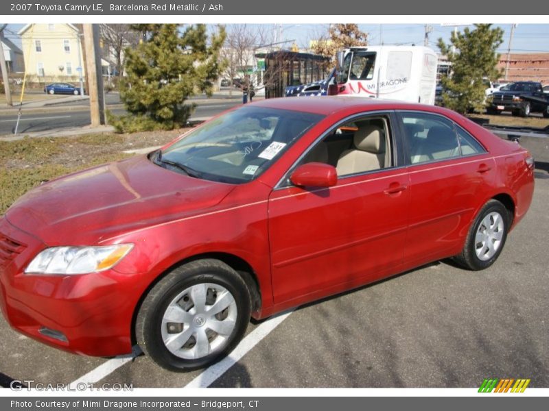 Barcelona Red Metallic / Ash 2007 Toyota Camry LE