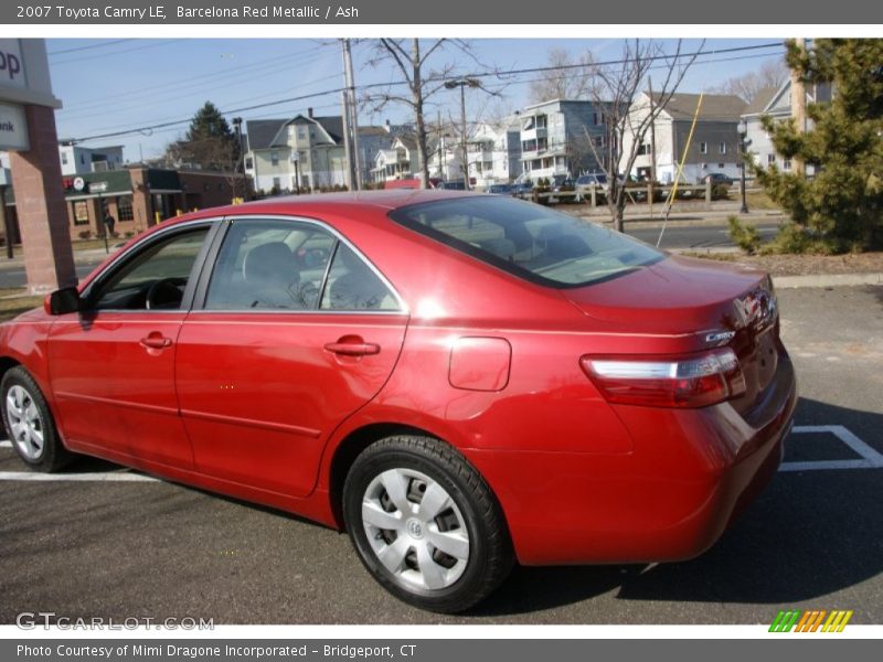 Barcelona Red Metallic / Ash 2007 Toyota Camry LE
