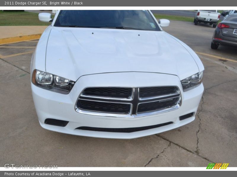 Bright White / Black 2011 Dodge Charger SE