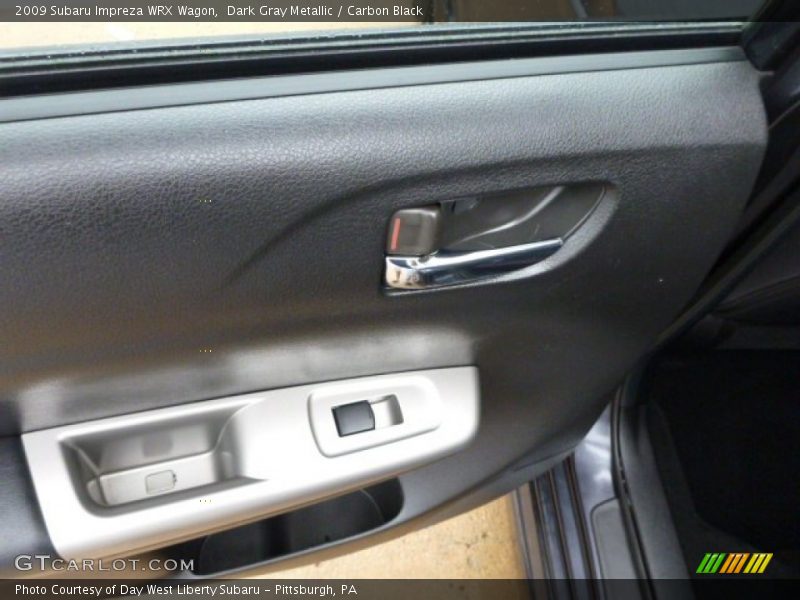 Dark Gray Metallic / Carbon Black 2009 Subaru Impreza WRX Wagon