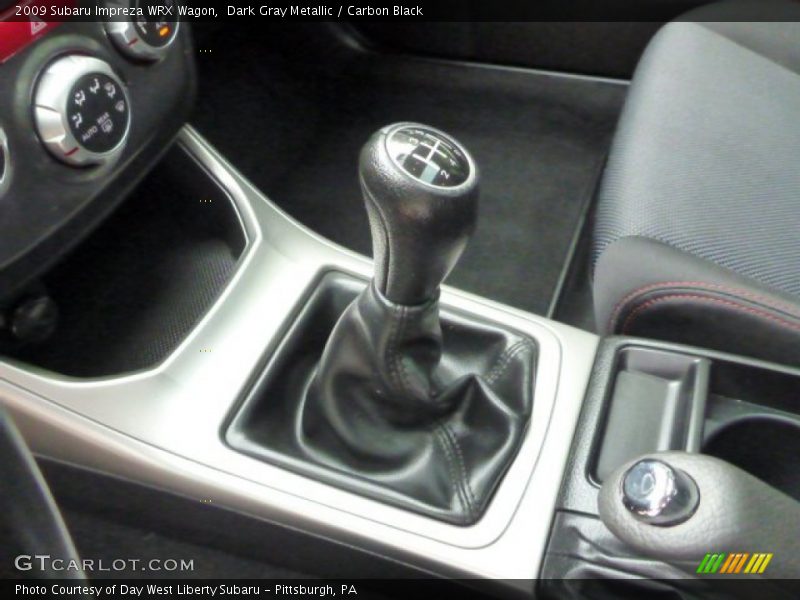 Dark Gray Metallic / Carbon Black 2009 Subaru Impreza WRX Wagon