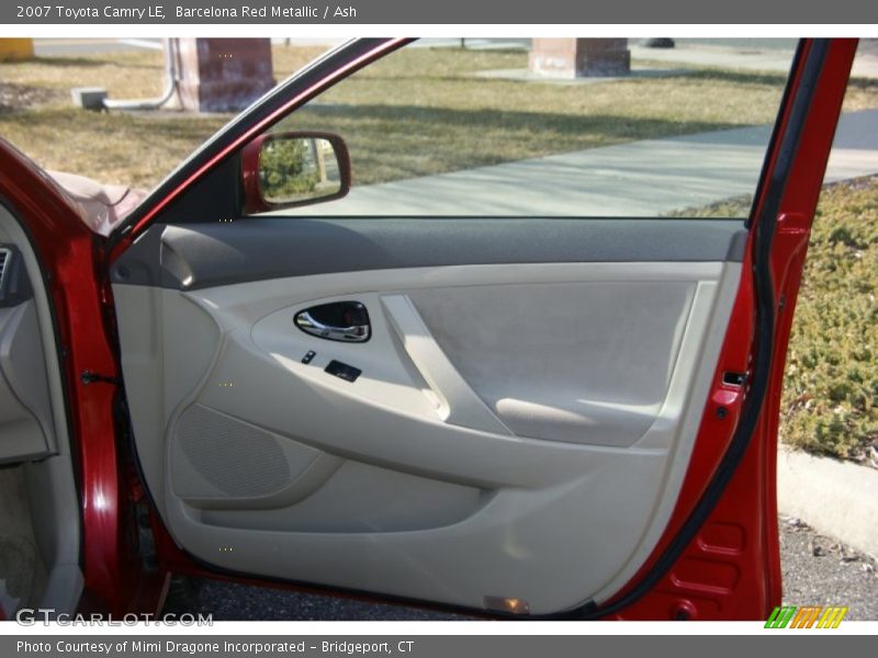 Barcelona Red Metallic / Ash 2007 Toyota Camry LE