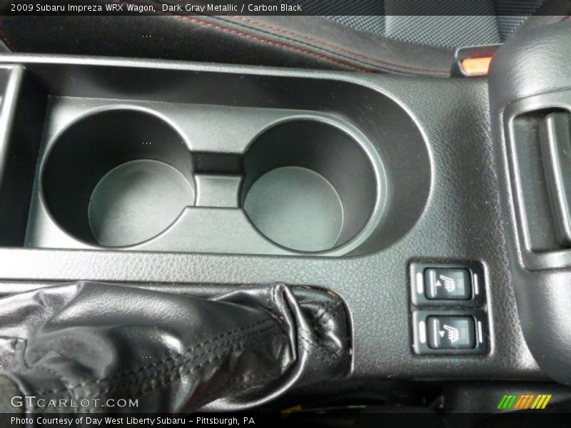 Dark Gray Metallic / Carbon Black 2009 Subaru Impreza WRX Wagon