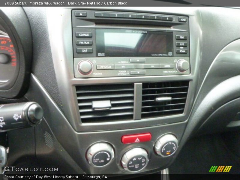 Dark Gray Metallic / Carbon Black 2009 Subaru Impreza WRX Wagon