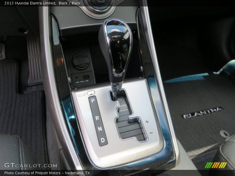 Black / Black 2013 Hyundai Elantra Limited