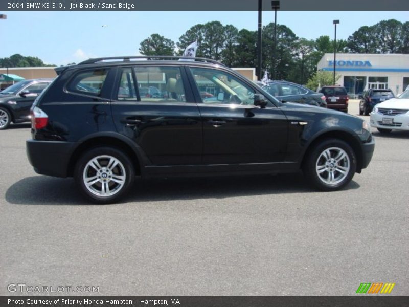 Jet Black / Sand Beige 2004 BMW X3 3.0i