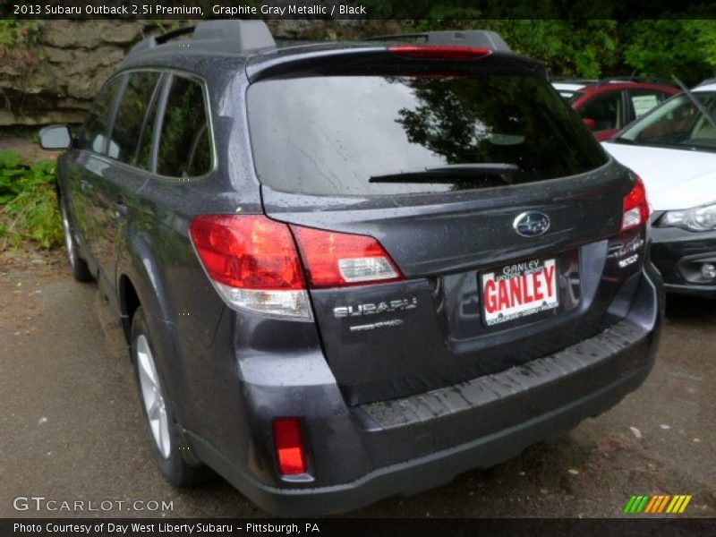 Graphite Gray Metallic / Black 2013 Subaru Outback 2.5i Premium