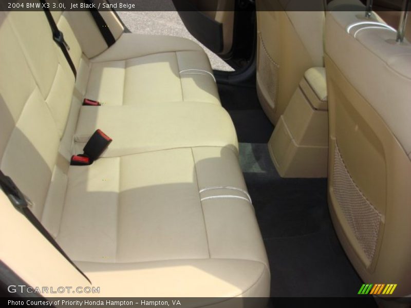 Jet Black / Sand Beige 2004 BMW X3 3.0i