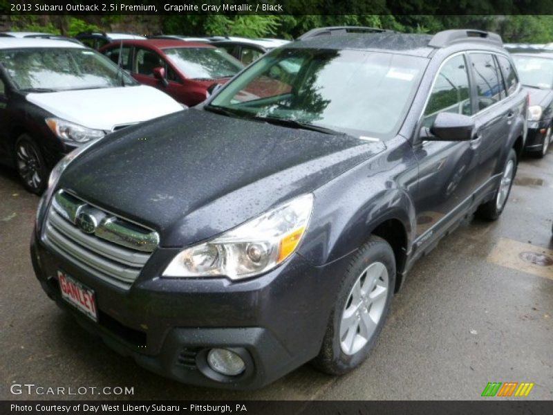 Graphite Gray Metallic / Black 2013 Subaru Outback 2.5i Premium
