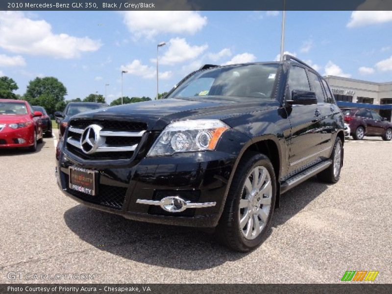 Black / Grey/Black 2010 Mercedes-Benz GLK 350