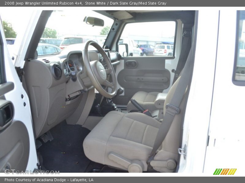  2008 Wrangler Unlimited Rubicon 4x4 Dark Slate Gray/Med Slate Gray Interior