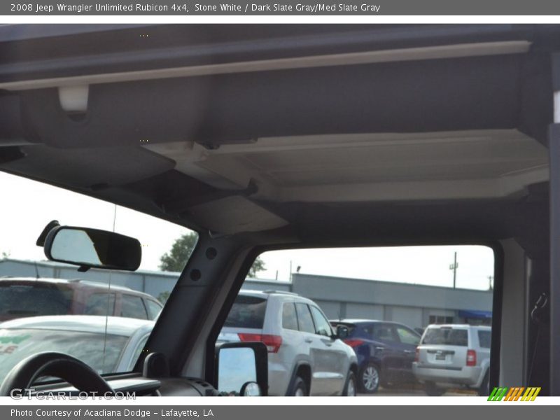 Stone White / Dark Slate Gray/Med Slate Gray 2008 Jeep Wrangler Unlimited Rubicon 4x4