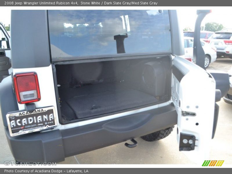 Stone White / Dark Slate Gray/Med Slate Gray 2008 Jeep Wrangler Unlimited Rubicon 4x4