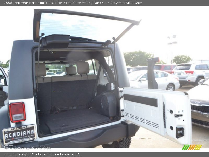 Stone White / Dark Slate Gray/Med Slate Gray 2008 Jeep Wrangler Unlimited Rubicon 4x4