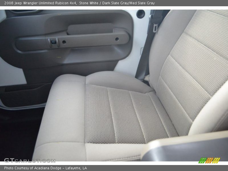 Stone White / Dark Slate Gray/Med Slate Gray 2008 Jeep Wrangler Unlimited Rubicon 4x4