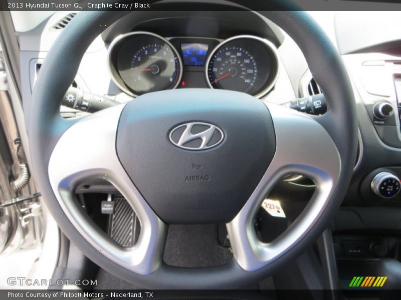 Graphite Gray / Black 2013 Hyundai Tucson GL