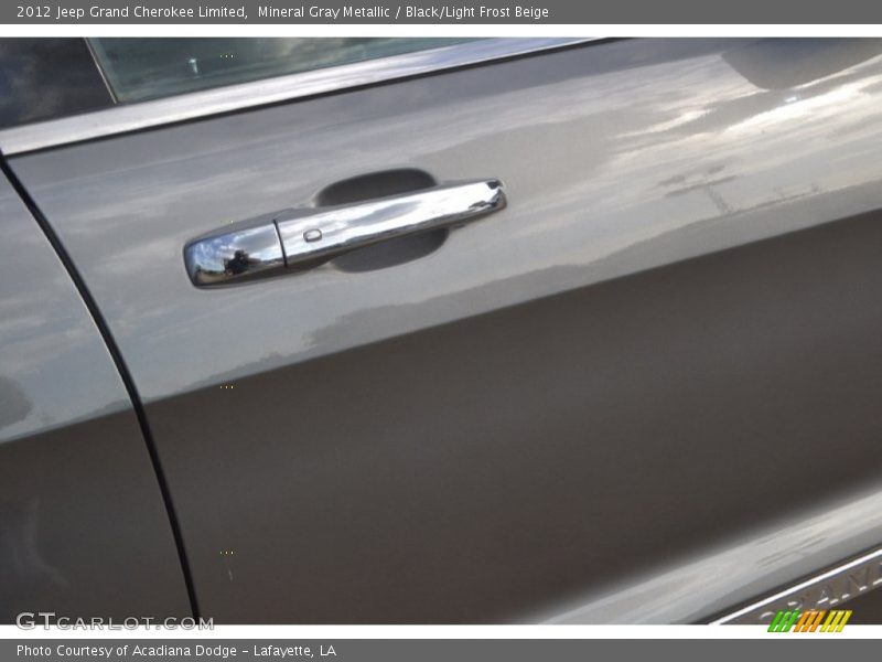 Mineral Gray Metallic / Black/Light Frost Beige 2012 Jeep Grand Cherokee Limited