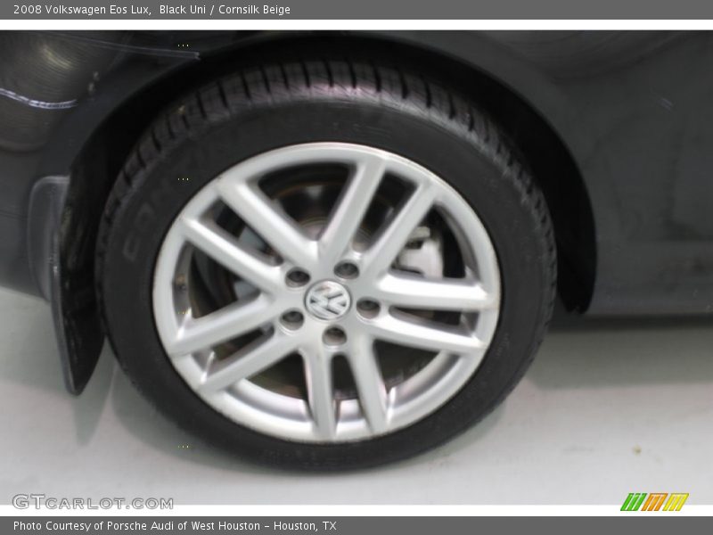 Black Uni / Cornsilk Beige 2008 Volkswagen Eos Lux