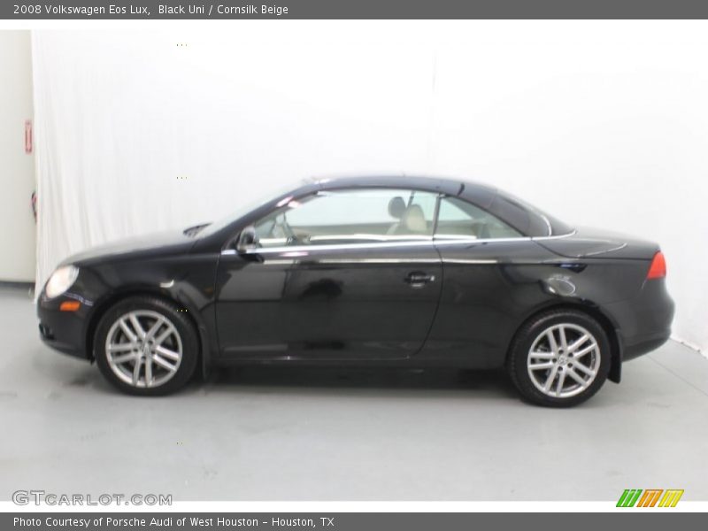 Black Uni / Cornsilk Beige 2008 Volkswagen Eos Lux