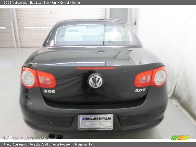 Black Uni / Cornsilk Beige 2008 Volkswagen Eos Lux