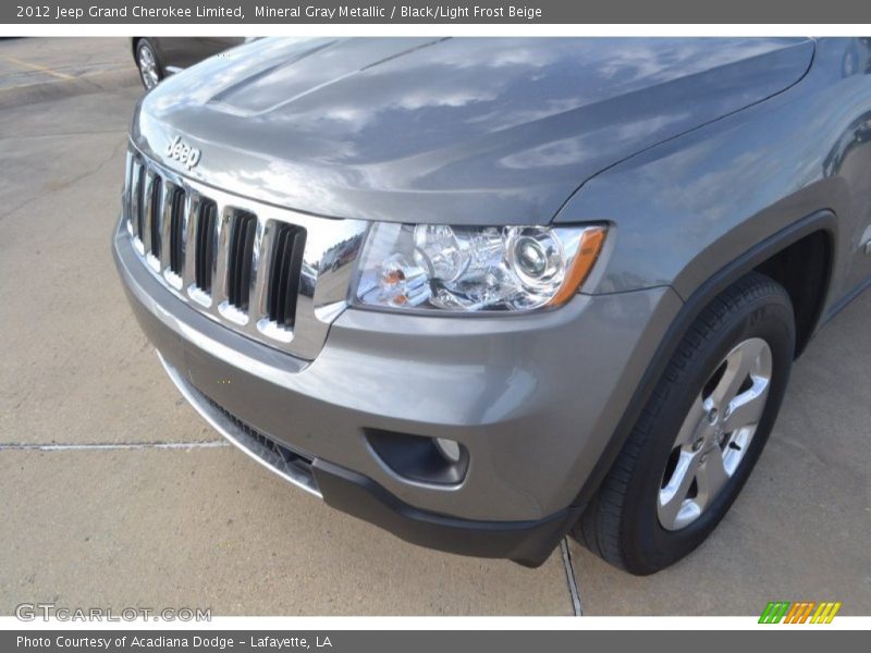Mineral Gray Metallic / Black/Light Frost Beige 2012 Jeep Grand Cherokee Limited