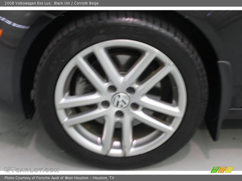 Black Uni / Cornsilk Beige 2008 Volkswagen Eos Lux