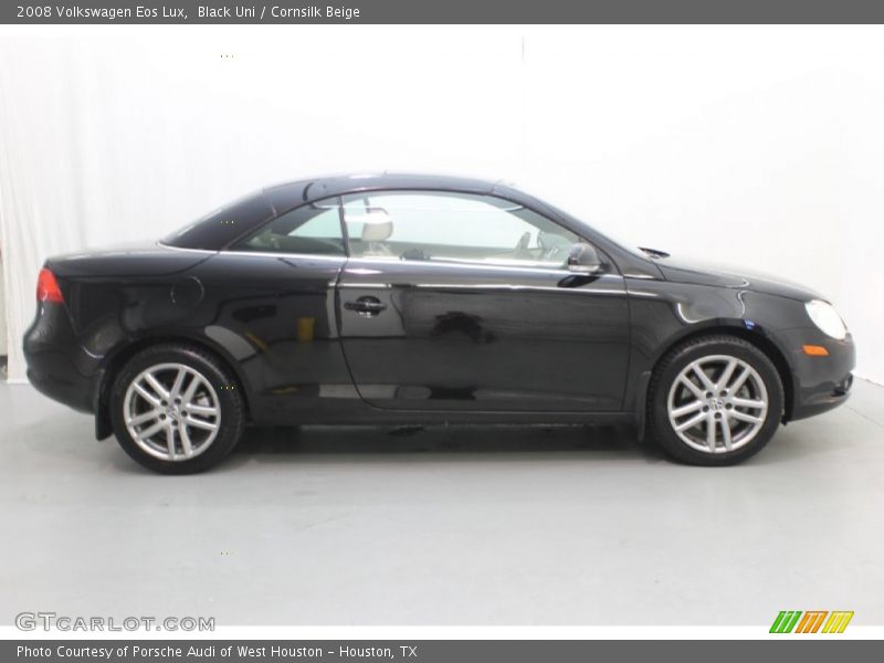 Black Uni / Cornsilk Beige 2008 Volkswagen Eos Lux