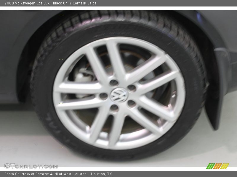 Black Uni / Cornsilk Beige 2008 Volkswagen Eos Lux