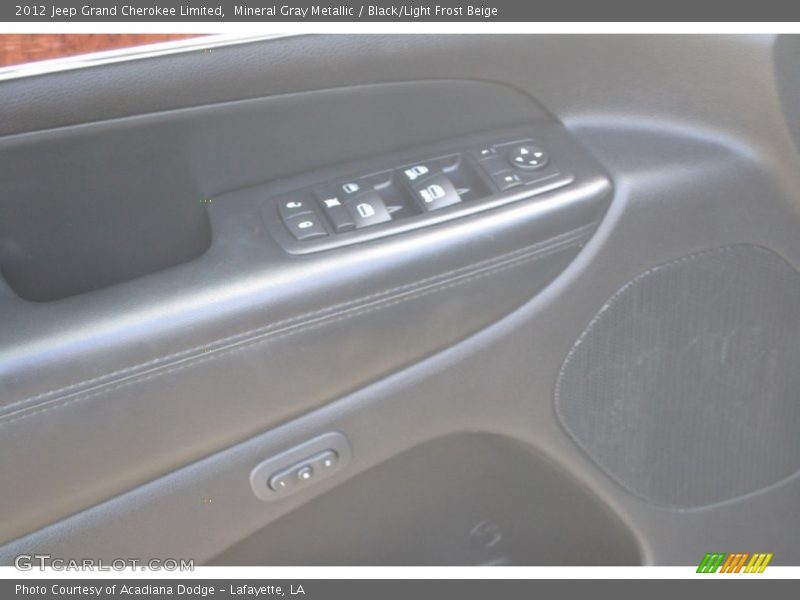 Mineral Gray Metallic / Black/Light Frost Beige 2012 Jeep Grand Cherokee Limited