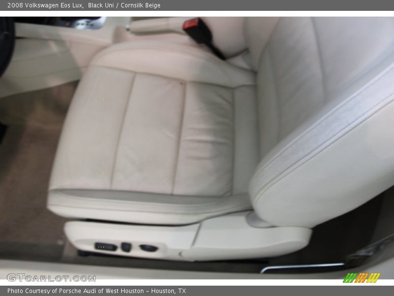 Black Uni / Cornsilk Beige 2008 Volkswagen Eos Lux