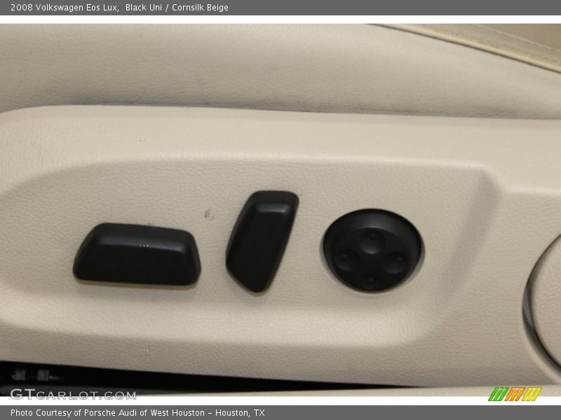 Black Uni / Cornsilk Beige 2008 Volkswagen Eos Lux