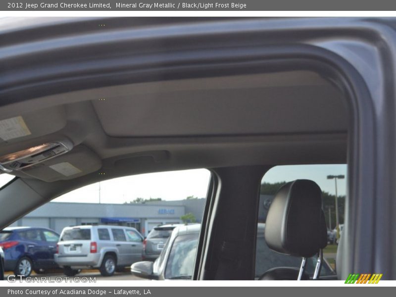 Mineral Gray Metallic / Black/Light Frost Beige 2012 Jeep Grand Cherokee Limited