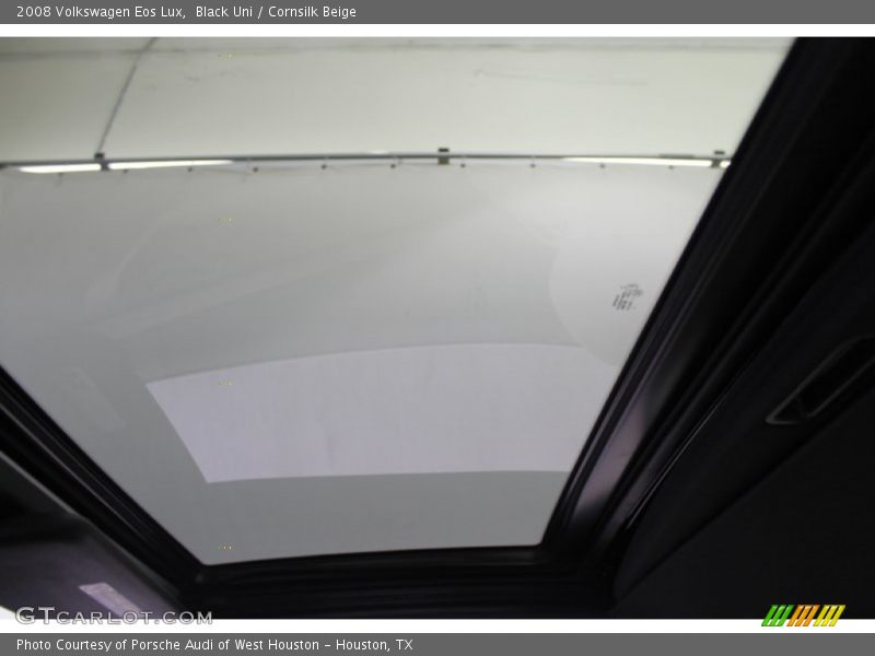 Black Uni / Cornsilk Beige 2008 Volkswagen Eos Lux