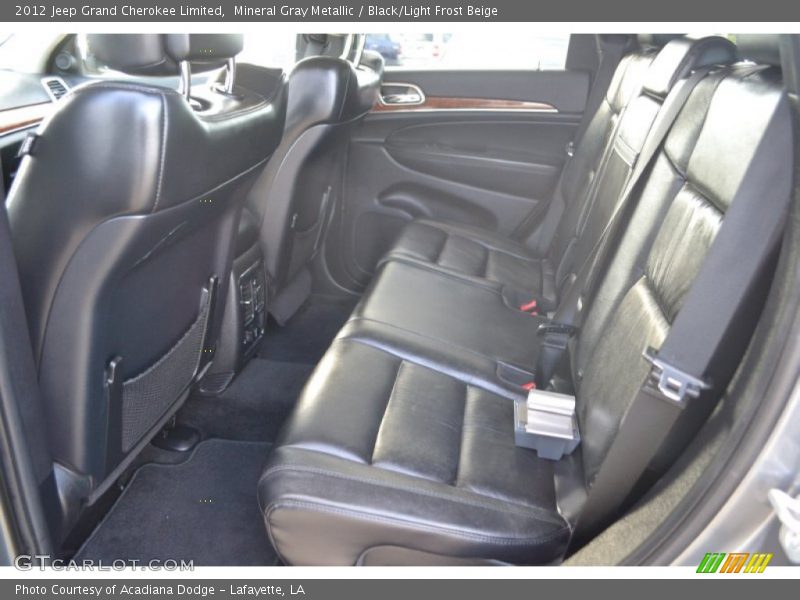 Mineral Gray Metallic / Black/Light Frost Beige 2012 Jeep Grand Cherokee Limited