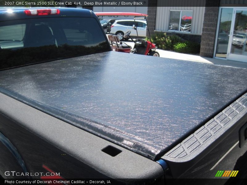 Deep Blue Metallic / Ebony Black 2007 GMC Sierra 1500 SLE Crew Cab 4x4