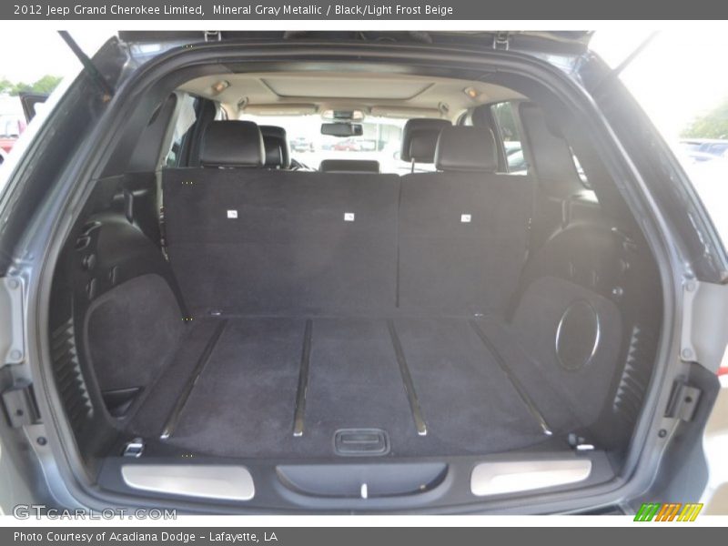 Mineral Gray Metallic / Black/Light Frost Beige 2012 Jeep Grand Cherokee Limited