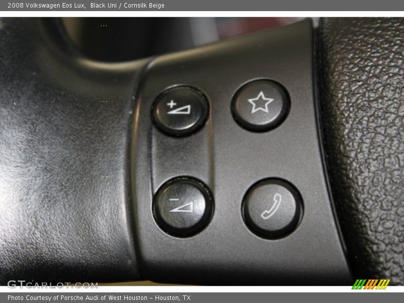 Black Uni / Cornsilk Beige 2008 Volkswagen Eos Lux